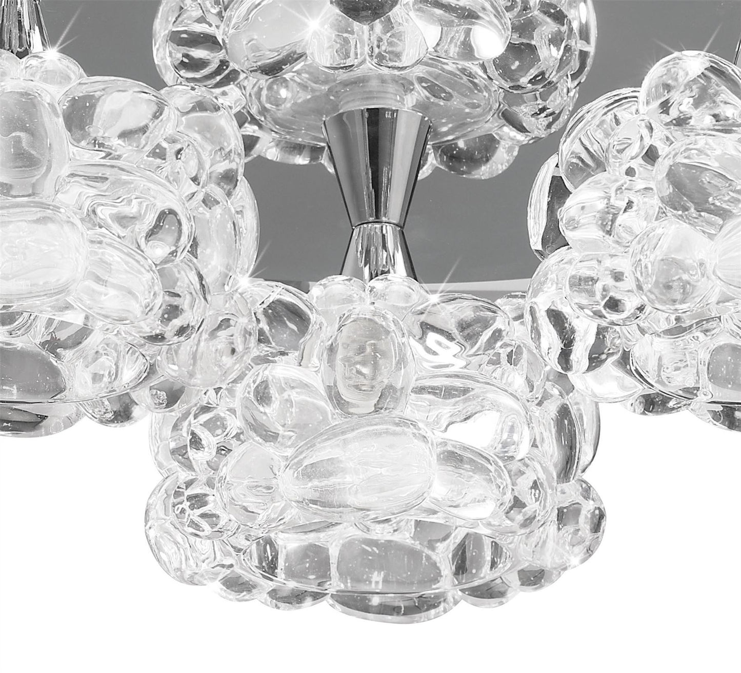 Mantra M3925 O2 Ceiling 3 Light G9 Small, Polished Chrome