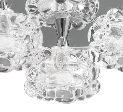 Mantra M3925 O2 Ceiling 3 Light G9 Small, Polished Chrome