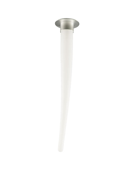 Mantra Estalacta 12cm Ceiling Lamp 1 Light GU10 Indoor, Silver/Opal White