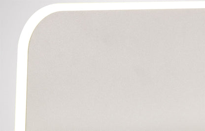 Mantra Fusion Lanzarote Wall Light Shelf with USB Sockets, 18W LED, 3000K, 1400lm, Matt White, 3yrs Warranty