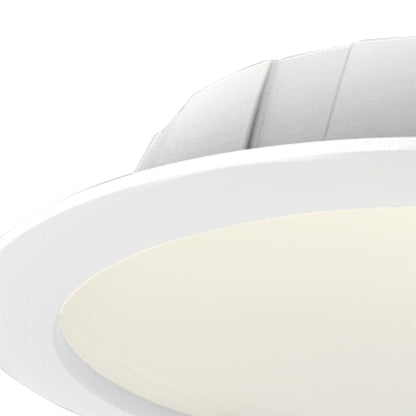 Mantra Fusion Fusion M6390 Graciosa 23.5cm Round LED Downlight, 24.5W, 3000K, 1900lm, White, Cut Out 200mm, IP44, 3yrs Warranty