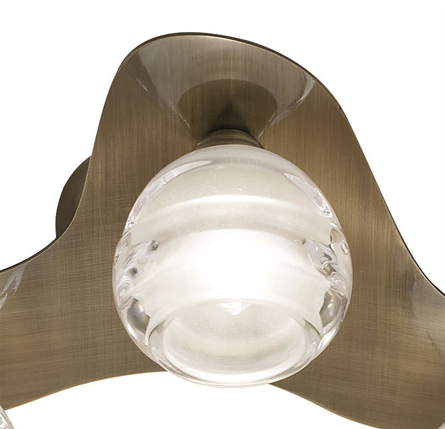 Mantra M1828 Loop Ceiling 3 Light G9 ECO, Antique Brass