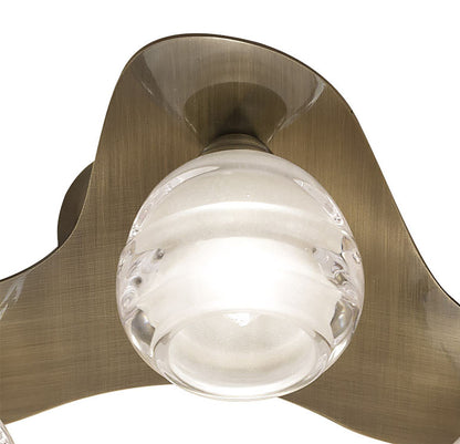 Mantra M1828 Loop Ceiling 3 Light G9 ECO, Antique Brass