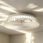 Himalaya Mini 53cm 70W LED Round Ceiling Light With 30W DC Reversible Fan, 2700-5000K Tuneable White, 4900lm, Remote Control, White, 3yrs Warranty