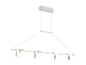 Mantra Tsunami 4 Light Linear Pendant, 48W LED, 3000K, 3600lm, Sand White, 3yrs Warranty