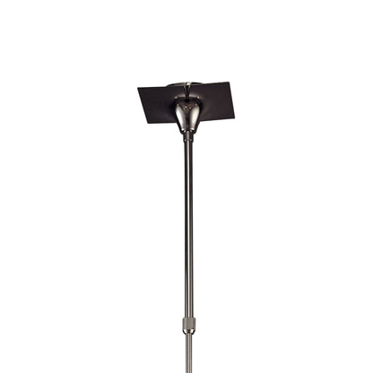 Mantra Flavia 73cm Telescopic Pendant Convertible To Semi Flush Round 6 Light G9, Black Chrome