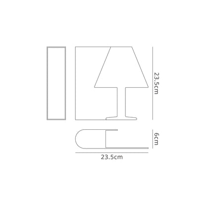 Mantra Book Table Lamp Left, 7W LED, 3000K, 420lm, White, 3yrs Warranty