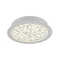 Mantra Fusion M5512 Petaca Flush 60cm Round 47W LED 3000K, 2850lm, Matt White/ Acrylic, 3yrs Warranty - M5512 Ceiling