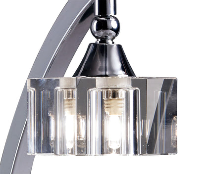 Mantra M2365 Cuadrax Table Lamp 1 Light G9, Polished Chrome