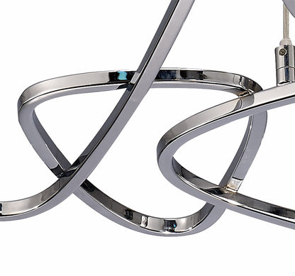 Mantra M5011 Lux Pendant 5 Light G9, Polished Chrome