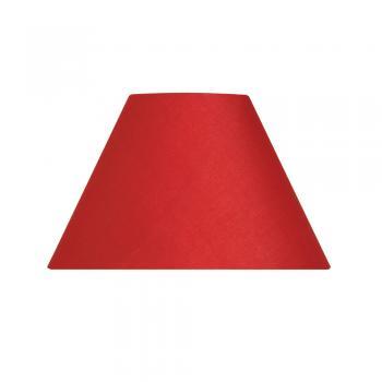 Oaks Lighting S501/8 Cotton Coolie Lampshade 200mm - Reversable Gimbal Light Shade - Red