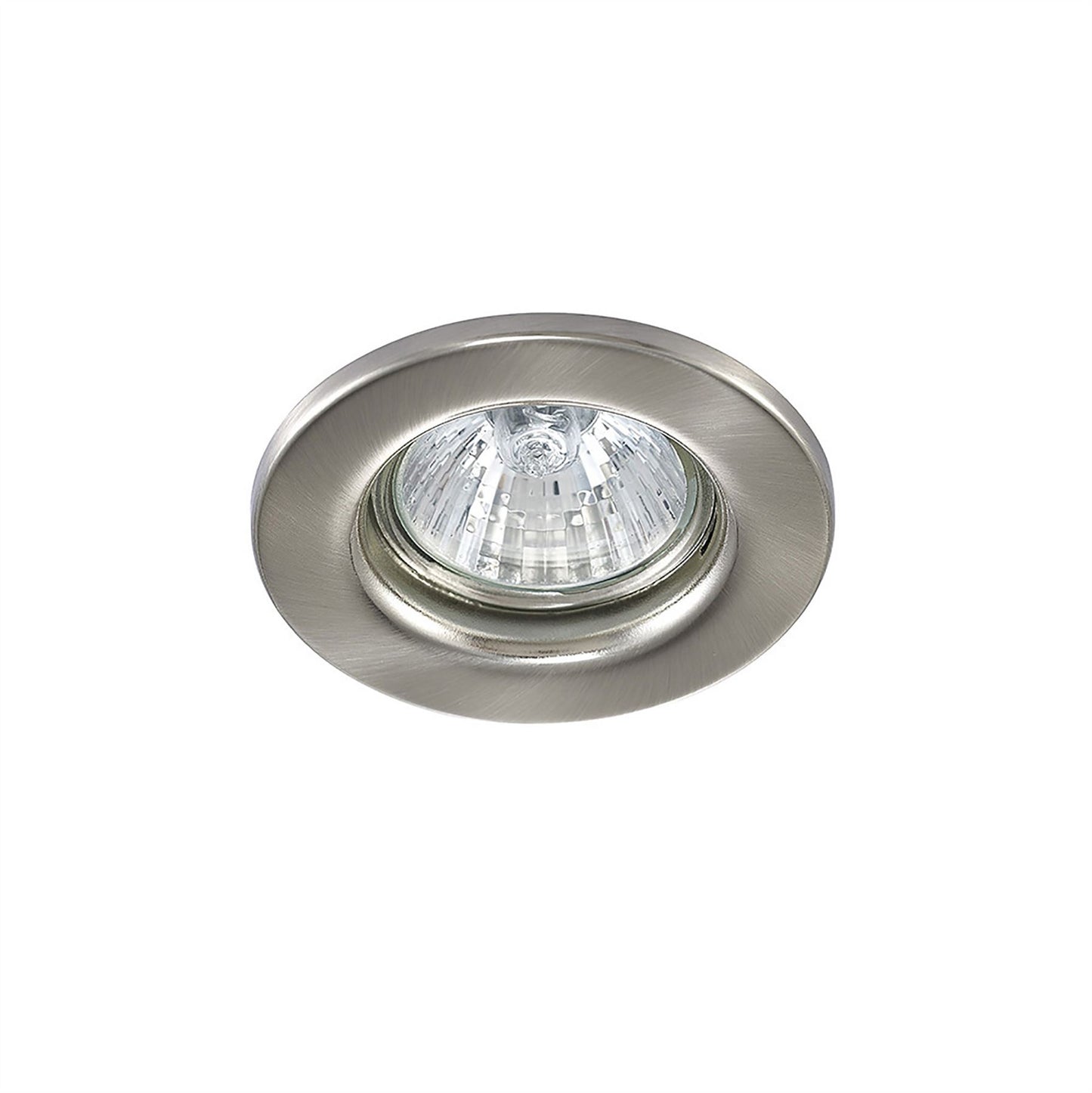 Deco Hudson GU10 Fixed Downlight Satin Nickel (Lamp Not Included), Cut Out: 60mm