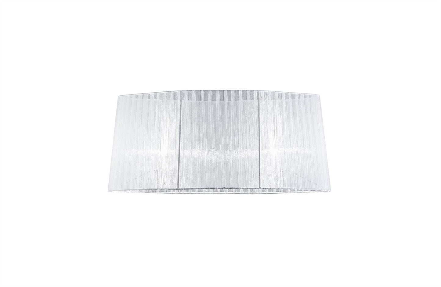 Mantra Louise Oval White Organza Shade Suitable For, M5280, 540/600x260mm
