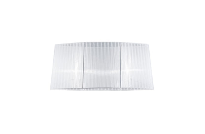 Mantra Louise Oval White Organza Shade Suitable For, M5280, 540/600x260mm