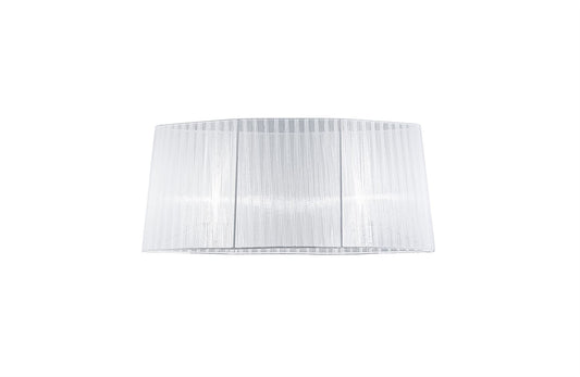 Mantra Louise Oval White Organza Shade Suitable For, M5280, 540/600x260mm