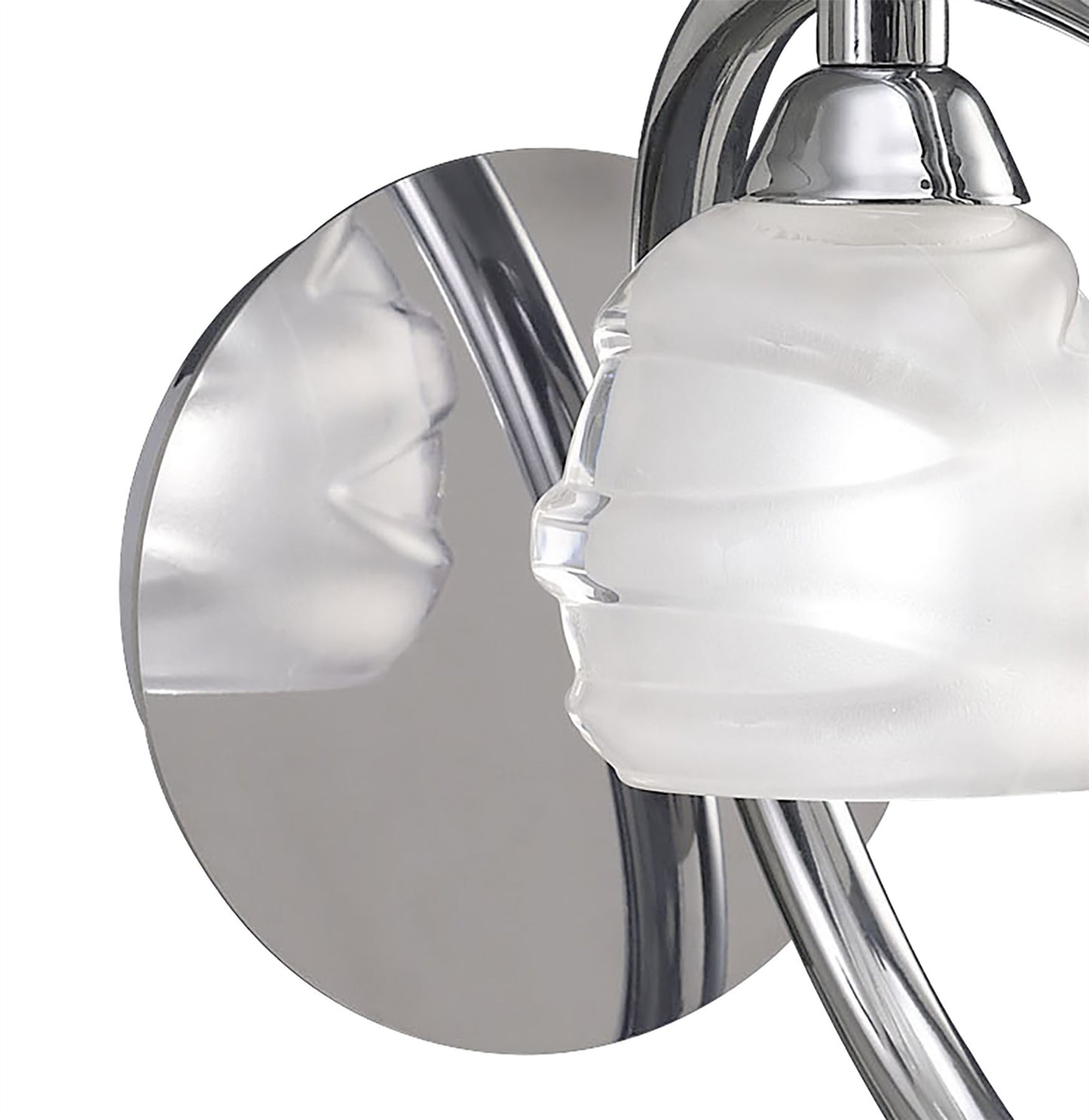Mantra Loop Wall Light Switched 1 Light G9 ECO, Polished Chrome