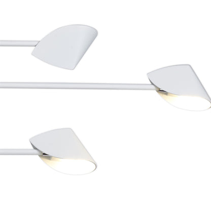 Mantra Capuccina 6 Light Linear Pendant, 45W LED, 3000K, 3100lm, White, 3yrs Warranty