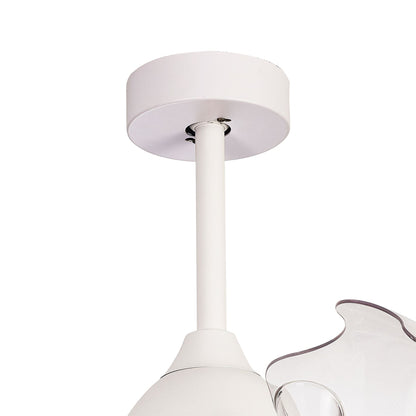 Coin Mini 45W LED Dimmable Ceiling Light With Built-In 25W DC Reversible Fan, Remote & APP Control, Wood, 2500lm, 5yrs Warranty