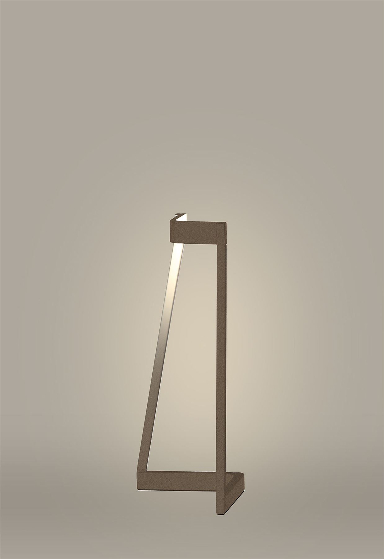 Mantra Minimal Table Lamp, 5W LED, 3000K, 375lm, Sand Brown, 3yrs Warranty