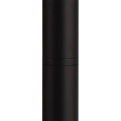 Deco Luqi Tall Post, 1 x E27, IP44, Black/Clear Glass, 2yrs Warranty - D0548 Exterior