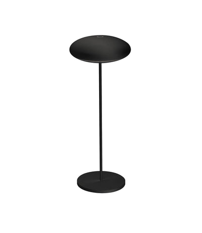 Mantra Fusion Klappen Cordless Klappen Rechargeable Battery Operated Table Lamp with USB Cable, 2.2W LED, 3000K, 188lm, IP54, Black, 3yrs Warranty