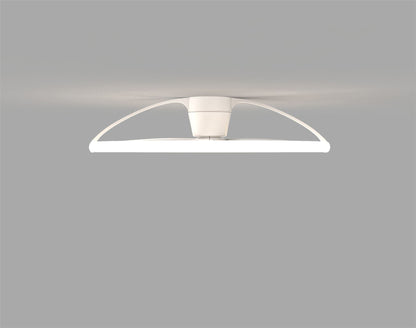 Nepal 105cm 75W LED Dimmable Light With Built-In 35W DC Reversible Fan, White Finish c/w Remote Control, APP & Alexa/Google Voice Control, 7200lm