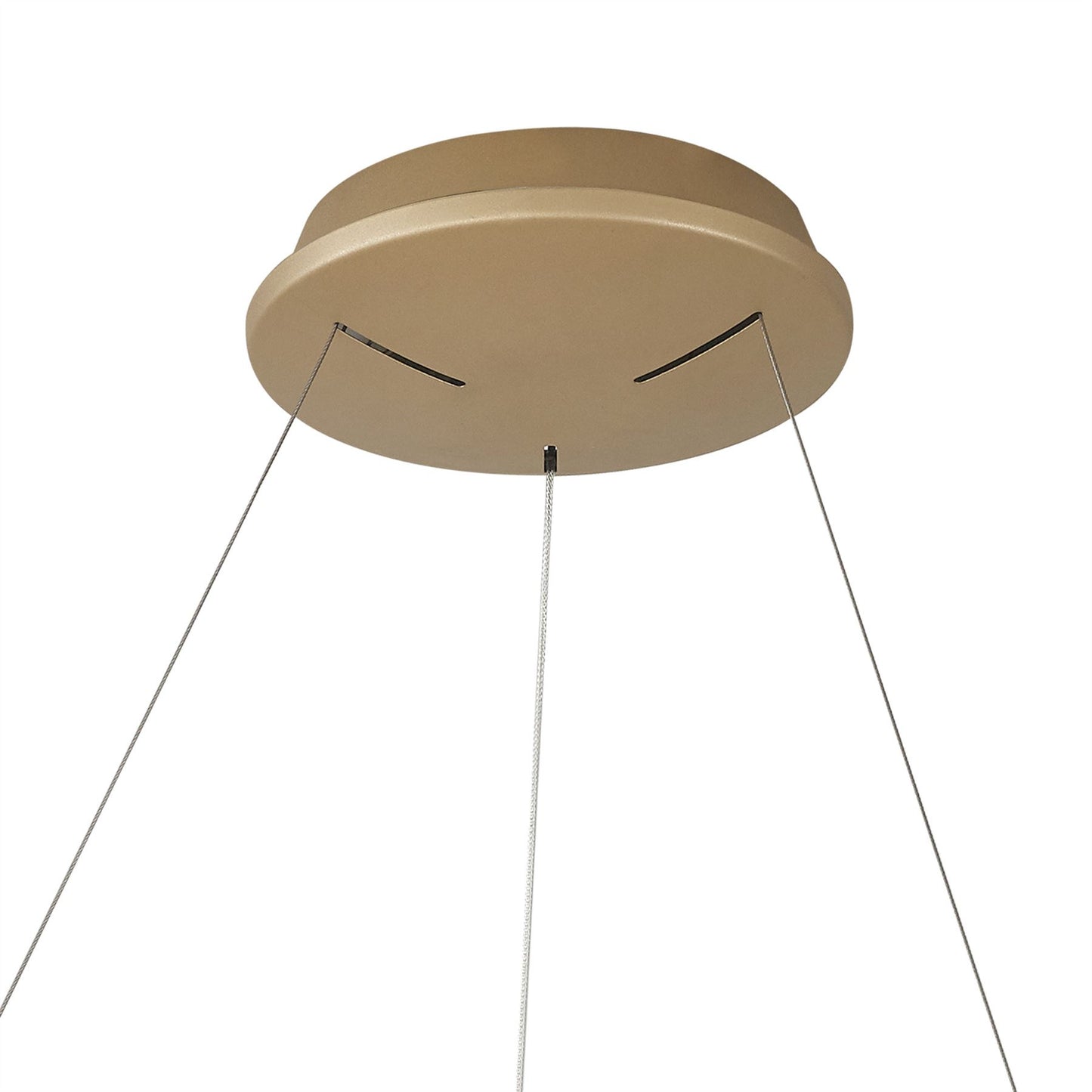 Mantra Fusion Niseko Ring Pendant 45cm 30W LED, 3000K-6000K Tuneable, 2100lm, Remote Control, Gold, 3yrs Warranty