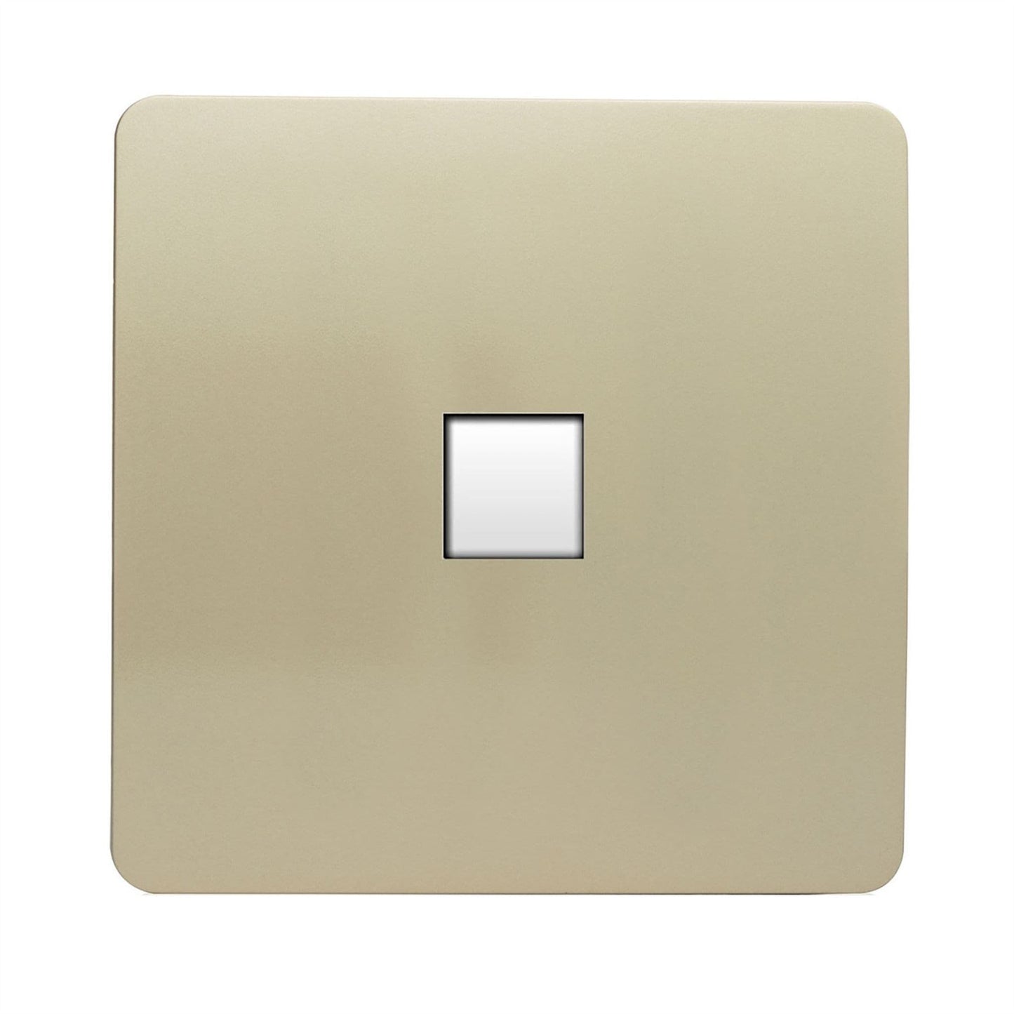 Trendi Artistic Modern Glossy Tactile Telephone Socket Gold ART-TLPGO