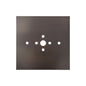 Mantra M5170 Bahia Flush Mount Plate Kit For M5234/M5236 Satin Nickel - M5170 Ancillary