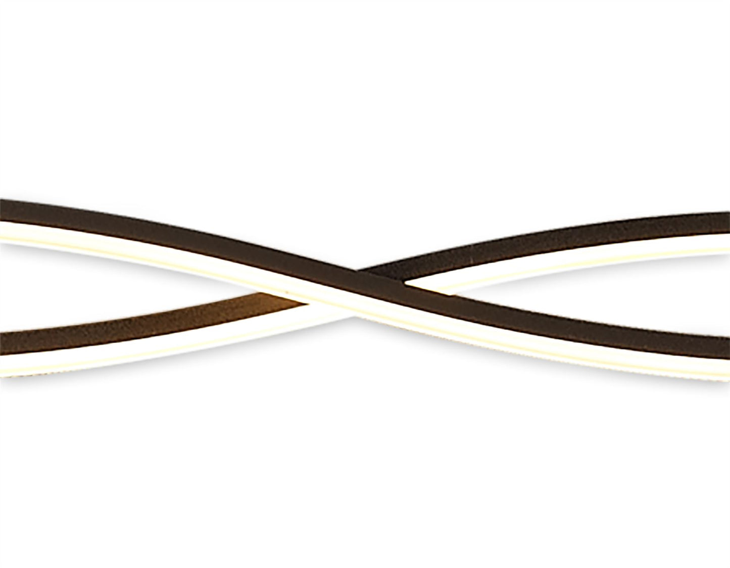 Mantra M5818 Sahara XL Linear Pendant 42W LED 2800K, 3400lm, Dimmable Frosted Acrylic, Brown Oxide, 3yrs Warranty