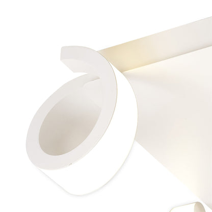 Mantra Tsunami 4 Light Square Ceiling Light, 48W LED, 3000K, 3600lm, Sand White, 3yrs Warranty