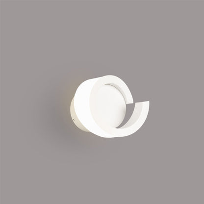 Mantra Tsunami 1 Light Round Wall Light, 12W LED, 3000K, 900lm, Sand White, 3yrs Warranty