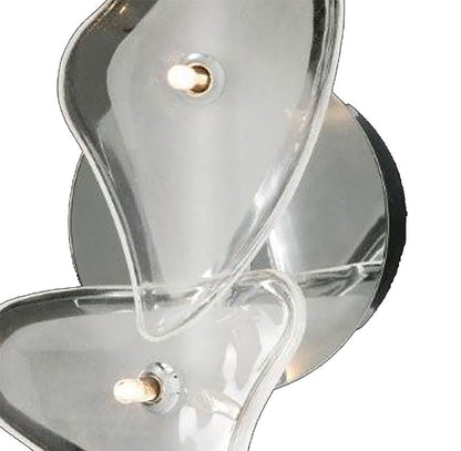 Mantra Otto Ceiling/Wall 2 Light G4 Bar, Polished Chrome/Frosted Glass, NOT LED/CFL Compatible