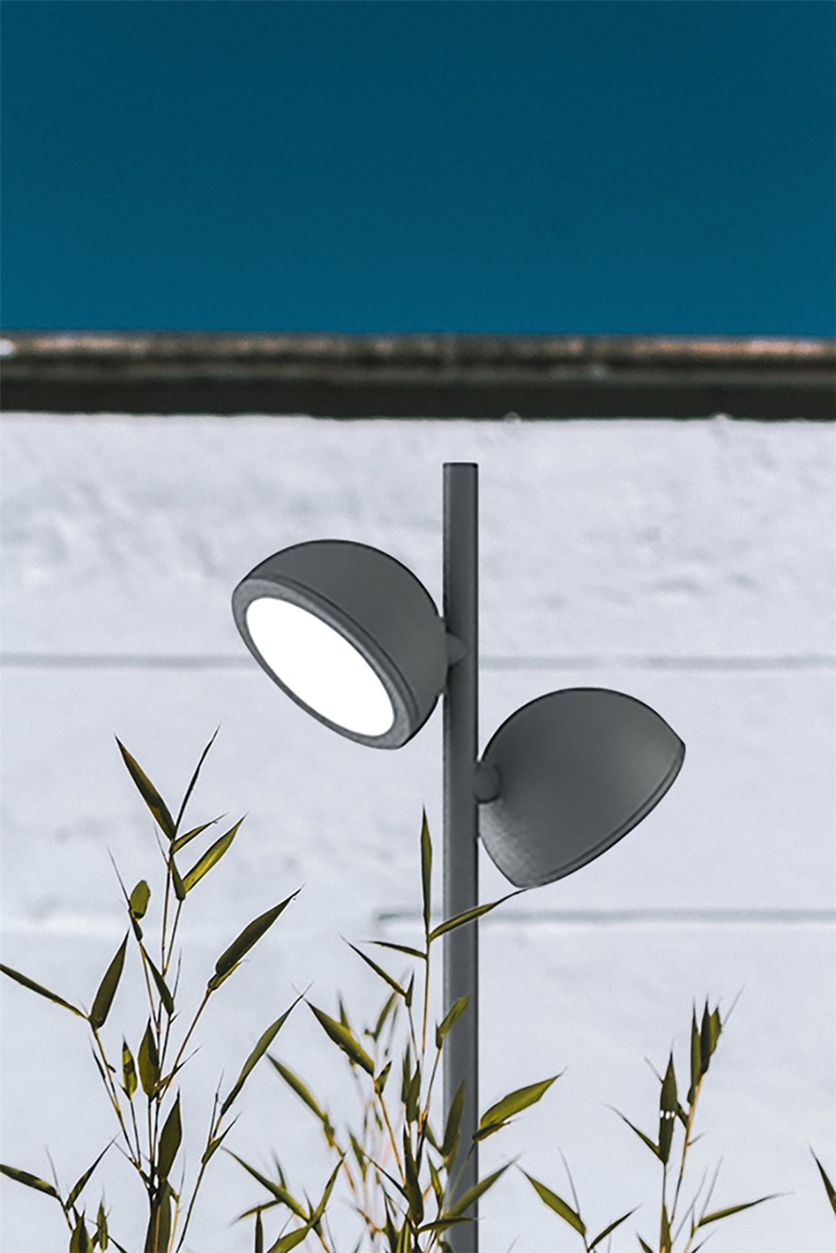 Mantra Everest Tall Post, 2 x GX53 (Max 10W, Not Included), IP65, Anthracite, 2yrs Warranty Exterior