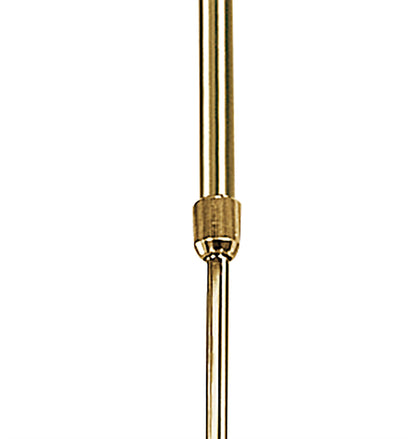 Mantra Dali 70cm Telescopic Pendant Convertible To Semi Flush 6 Light G9, Polished Brass