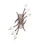 Mantra Holland Ceiling/Wall 6 Light G9, Polished Chrome/Wenge