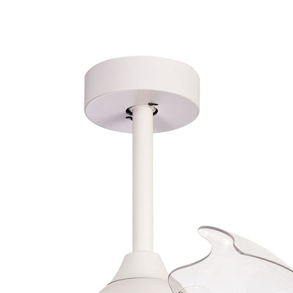 Coin Mini 45W LED Dimmable Ceiling Light With Built-In 25W DC Reversible Fan, Remote & APP Control, White, 2500lm, 5yrs Warranty