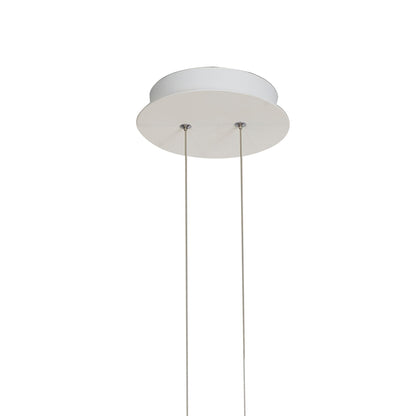 Mantra Capuccina 6 Light Linear Pendant, 45W LED, 3000K, 3100lm, White, 3yrs Warranty