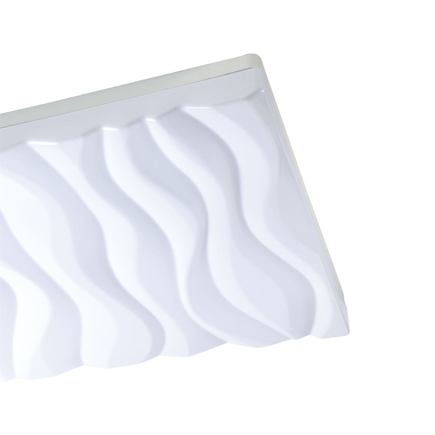Mantra M5043 Arena Ceiling/Wall Light Large Square 45W LED IP44 3000K, 4050lm, Matt White/White Acrylic, 3yrs Warranty