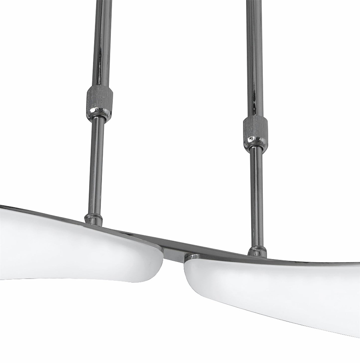 Mantra Mistral LED M3804 Mistral Telescopic 24W LED Line 3000K, 2160lm, Polished Chrome, Frosted Acrylic, 3yrs Warranty - M3804 Ceiling