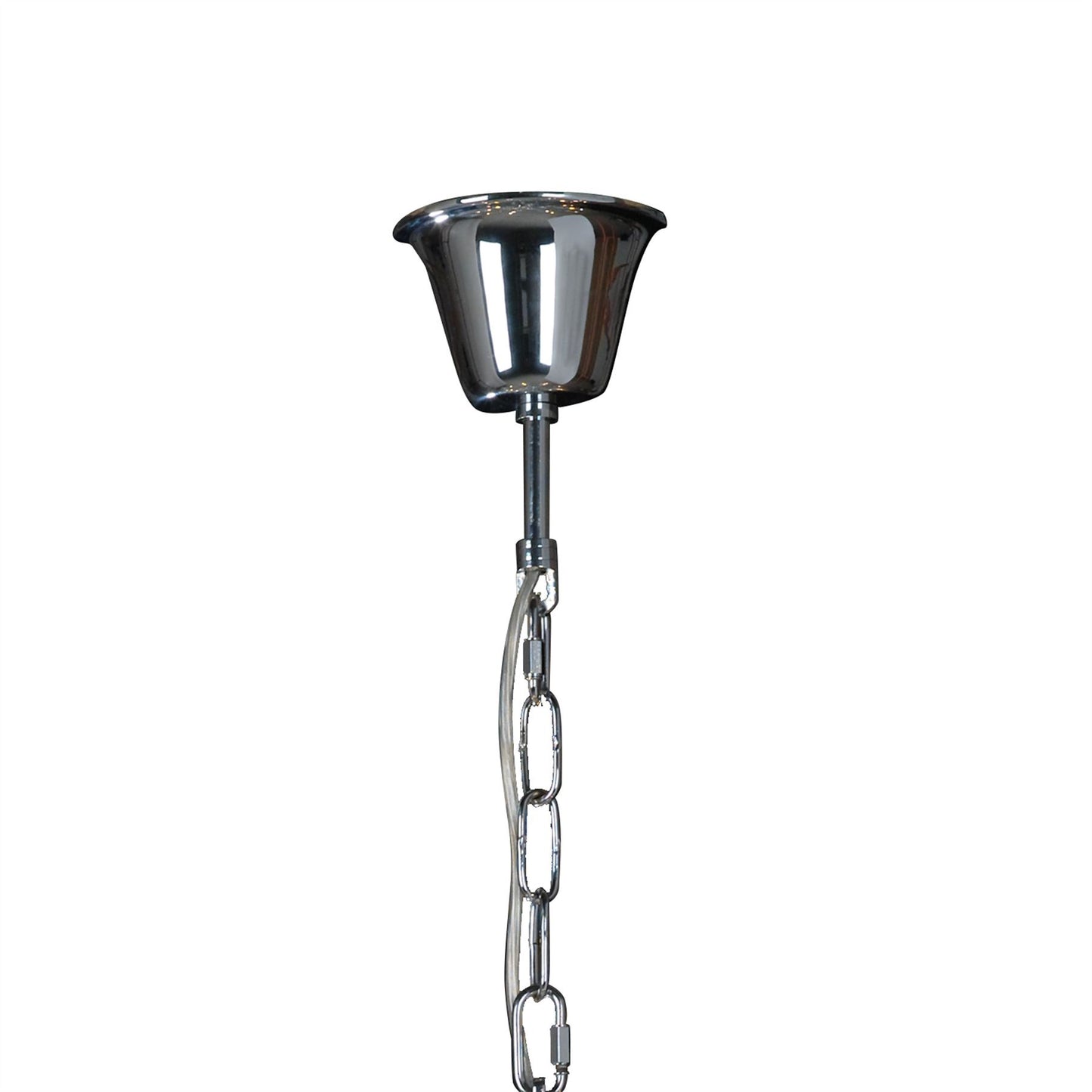 Diyas Santo 78cm  2 Tier 12 Light E14 Polished Chrome/Crystal Ceiling Pendant Light Fitting