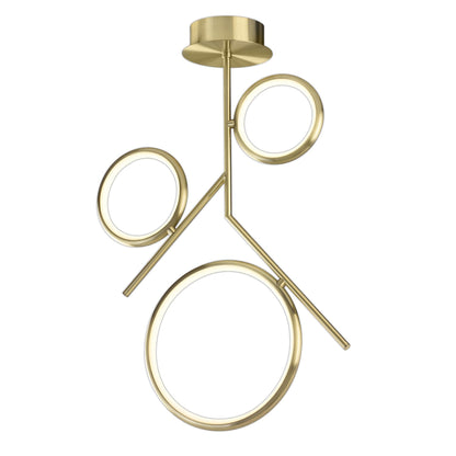 Mantra Olimpia Ceiling Light, 36W LED, 3000K, 2700lm, IP20, Satin Gold, 3yrs Warranty