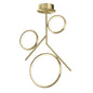 Mantra Olimpia Ceiling Light, 36W LED, 3000K, 2700lm, IP20, Satin Gold, 3yrs Warranty