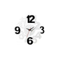 Diyas Home (DH) Infinity Numbers Clock Black/White Wall