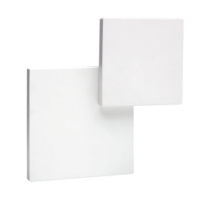 Mantra Fusion MC0141 Tahiti Wall Light Squares 5W LED 3000K Matt White, 285lm,, 3yrs Warranty