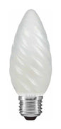 Luxram Candle 45mm Twisted Frosted E27 40W Incandescent