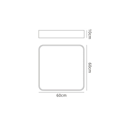Mantra Fusion M6153 Cumbuco Ceiling 60cm Square, 80W LED, 3000K, 5650lm, White, 3yrs Warranty - M6153 Ceiling