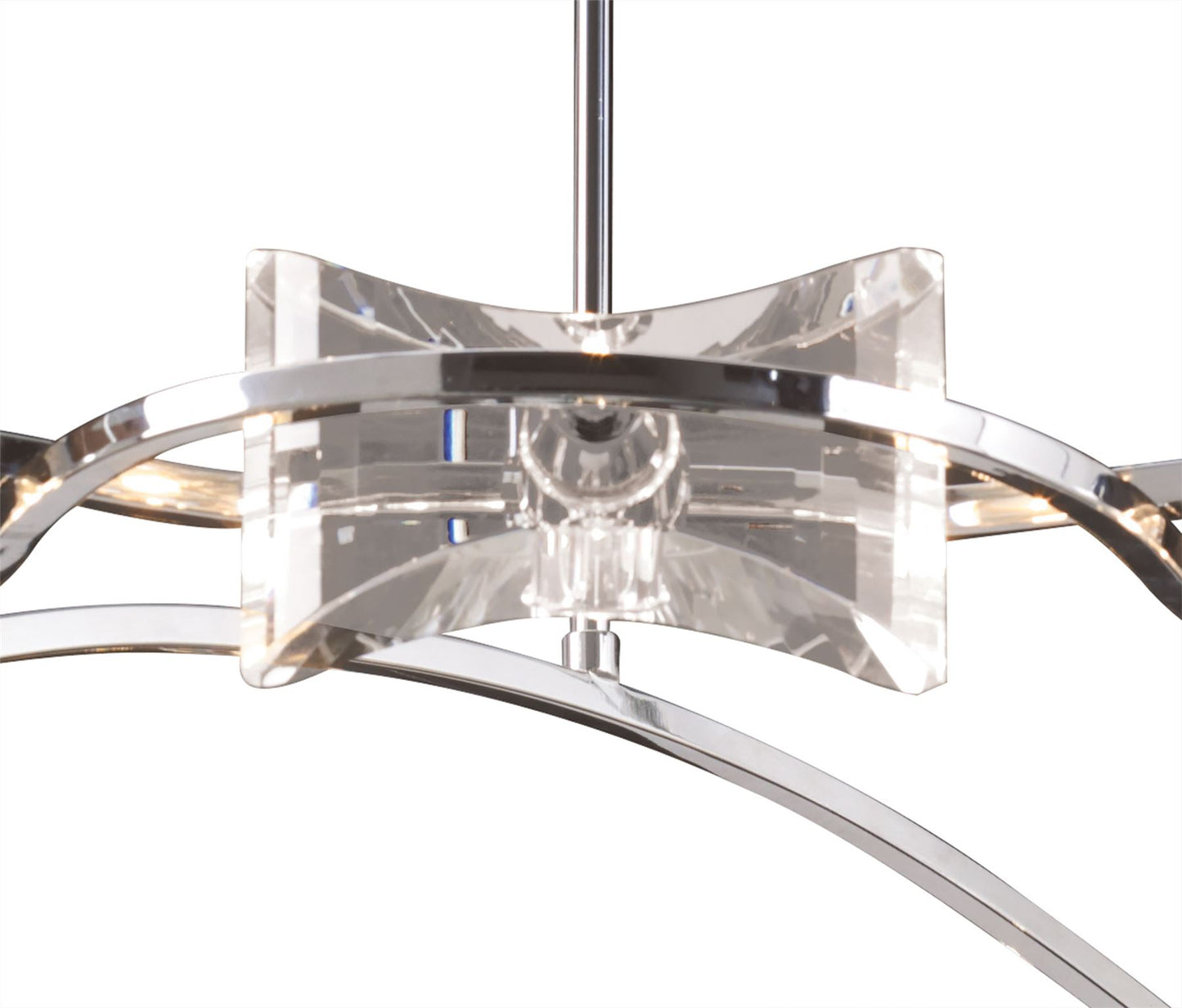 Mantra M0888 Kromo Telescopic 8 Light G9 Round, Polished Chrome