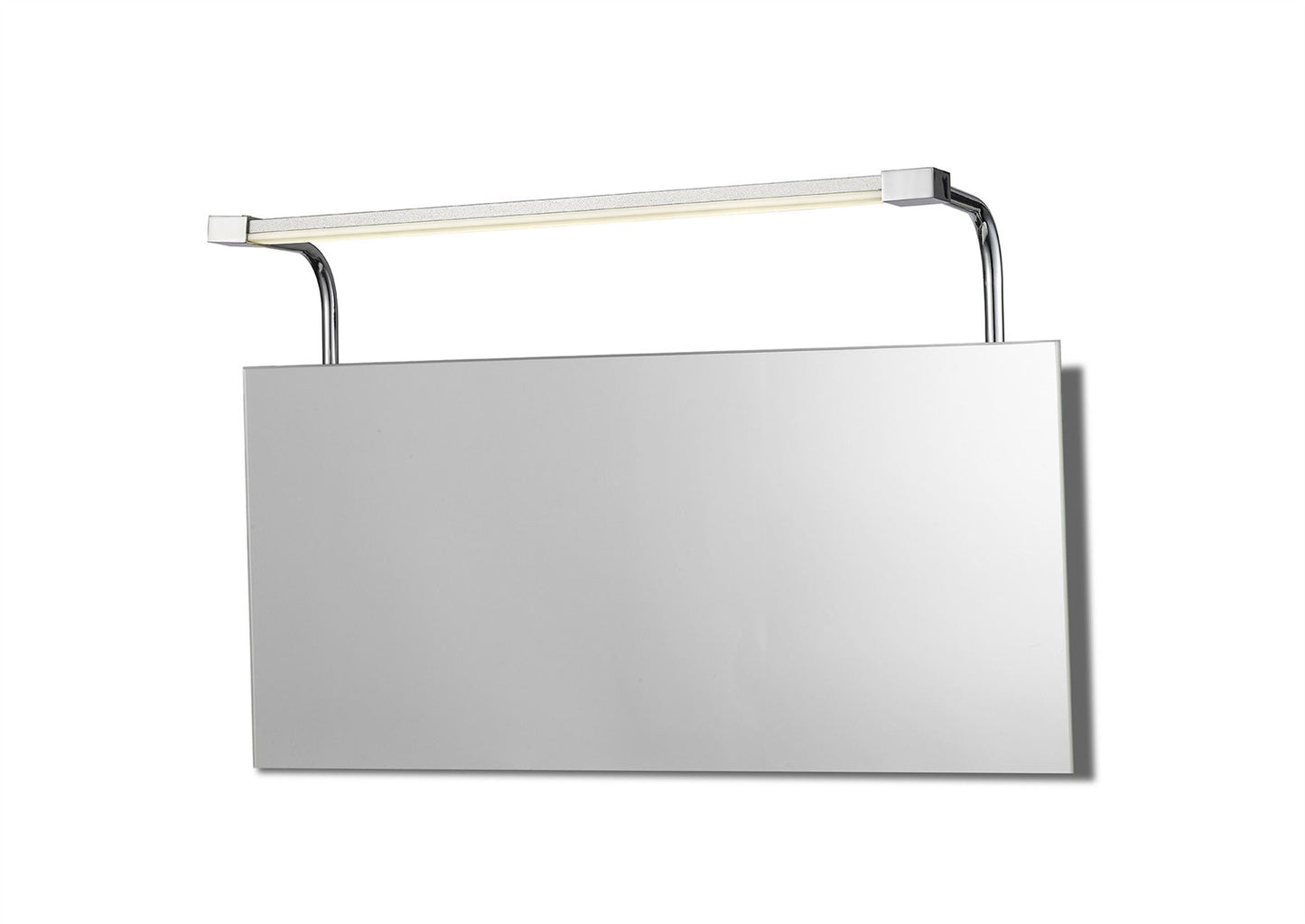 Mantra M5086 Sisley Wall Light 6W LED Chrome IP44 4000K, 420lm, Silver/Frosted Acrylic/Polished Chrome, 3yrs Warranty
