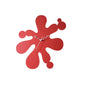 Diyas Home (DH) Infinity Splat Clock Red Wall